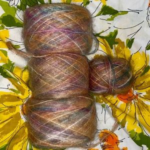 Premium Mohair Yarn - 3.5 skein bundle